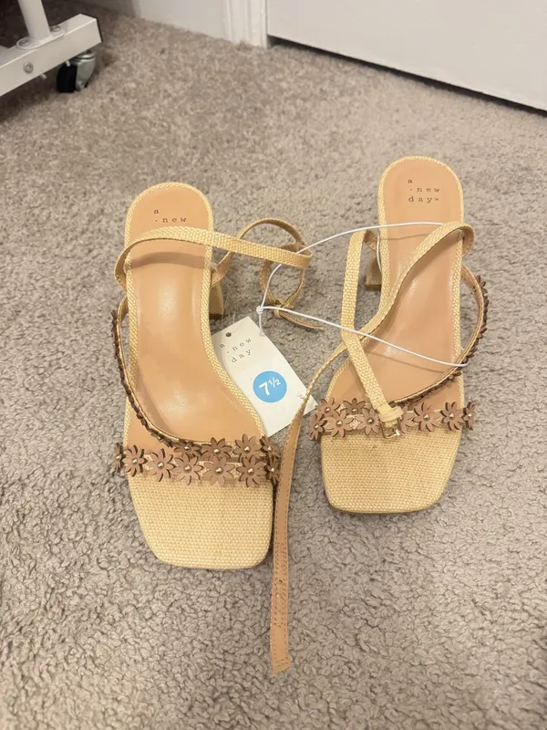A New Day Women's Mirabel Strappy Heels Size 7.5 - Image 2