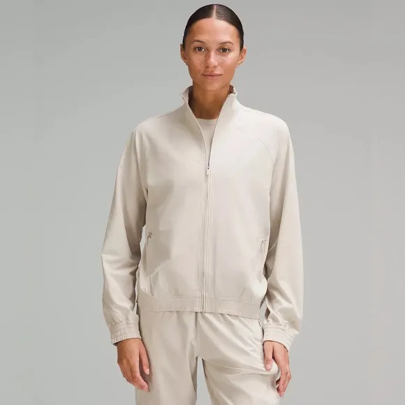 Lululemon Relaxed Fit Track Jacket in Mojave Tan - Image 6