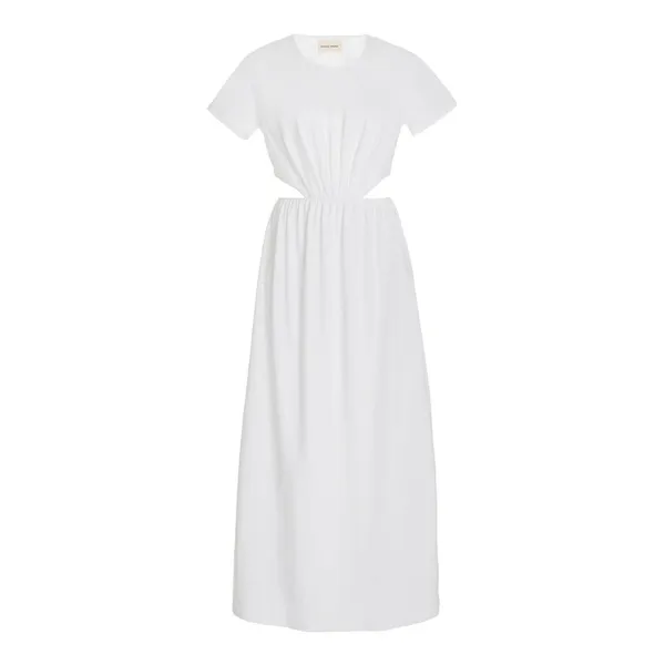 Loulou Studio Seram Open-back Cotton Maxi Dress - Image 3