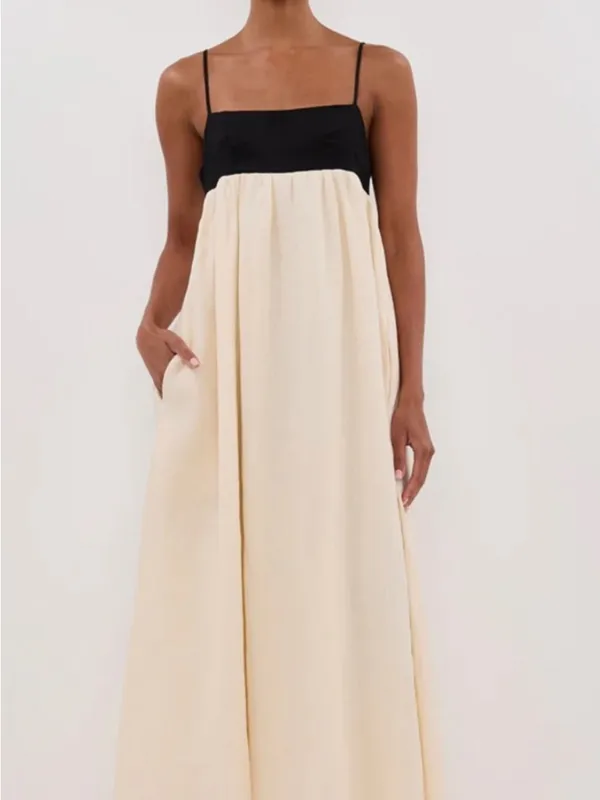Dissh Elena buttermilk linen quiet luxury dress Size: 8 - Image 2