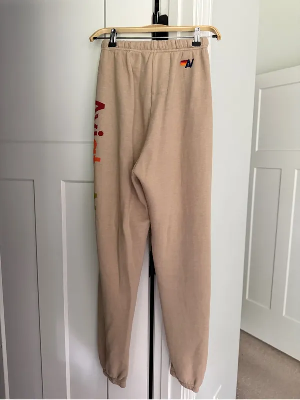 Aviator‎ Nation sand tan sweatpants pull on - Image 8