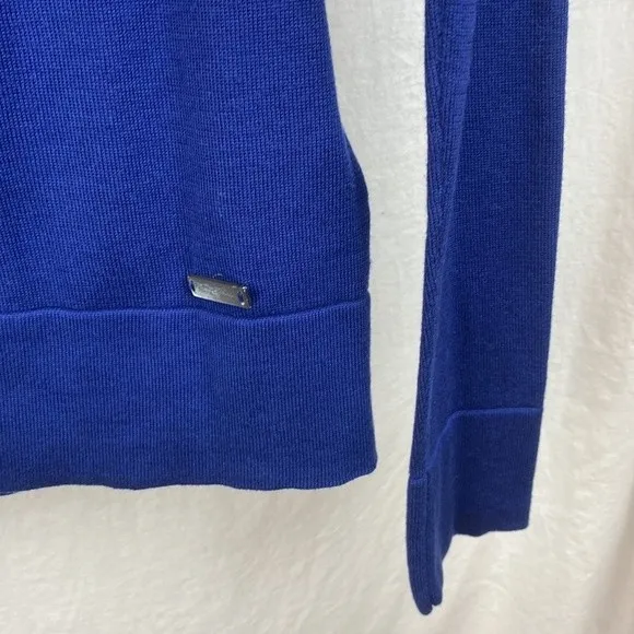 Brooks Brothers Blue Long Sleeve Knit Button Up Cardigan Sweater S - Image 5
