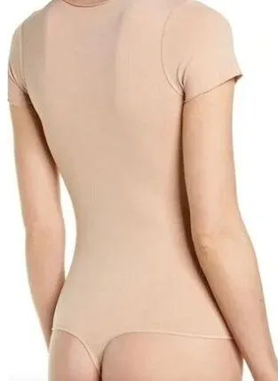 SKIMS Essential T-Shirt Thong Bodysuit in Sandstone Large/X-Large - Image 2