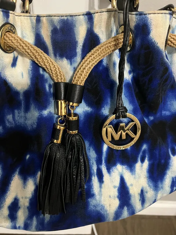 Michael Kors Marina Purse in Tie-Dye blue - Image 2