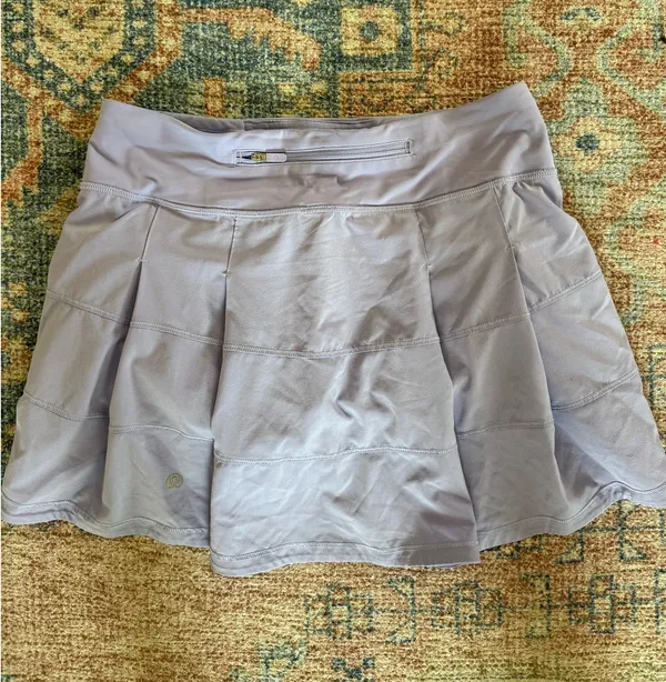 Lululemon Lilac Pace Rival Mid-Rise Skirt Long - Image 4