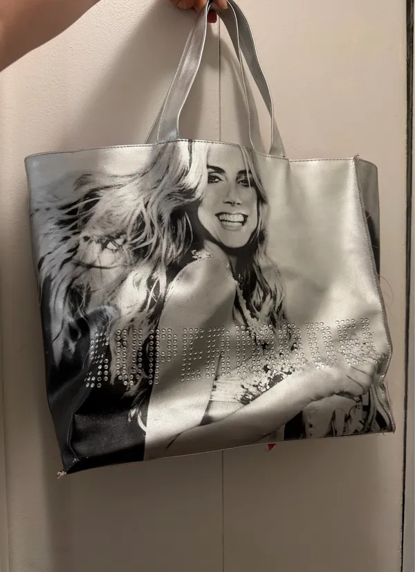 Victoria's Secret Vinyl Supermodel Tote- Heidi Klum Rare - Image 2