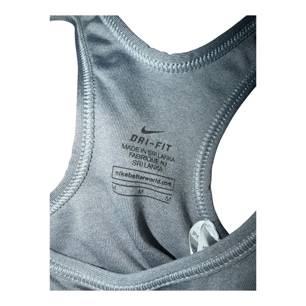 Nike Pro Gray Padded Sports Bra, Medium - Image 5