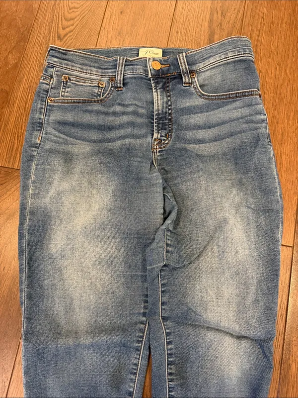 J. Crew Light Blue Stretch Skinny Jeans Size 27 - C70-017 - Image 2