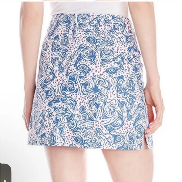Lilly Pulitzer |‎ Marigold skort in indigo Star Crush size 4 - Image 2