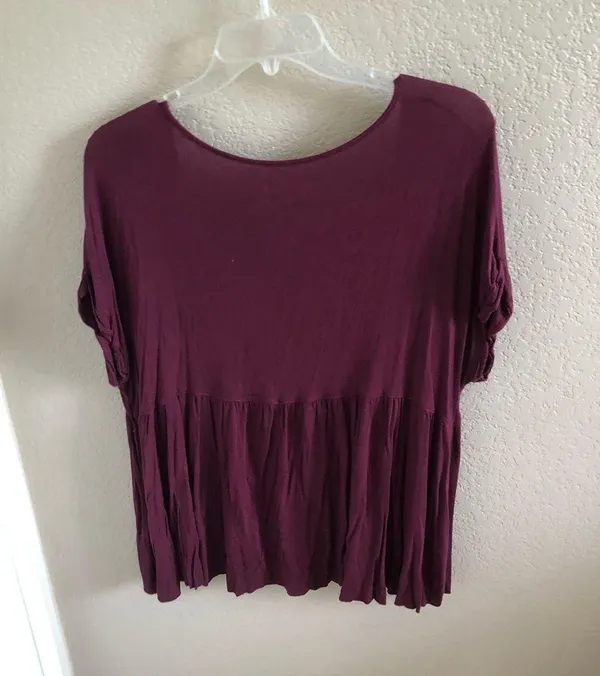 Mudd Burgundy blouse - Image 3