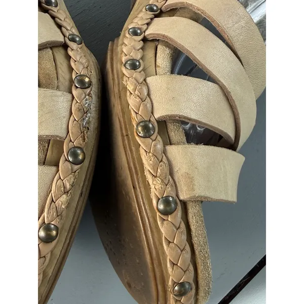 Dansko Tinsley Tan Nude Leather Strappy Clog Sandals Women Size 40 US 9 - Image 10