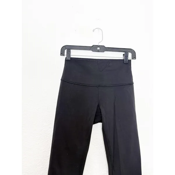Lululemon Wunder Under High-Rise Tight Size 6 Black lw5bjws Stretch Athleisure - Image 5