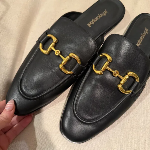 Jeffrey Campbell Velvet Apron Toe Mules - Image 3