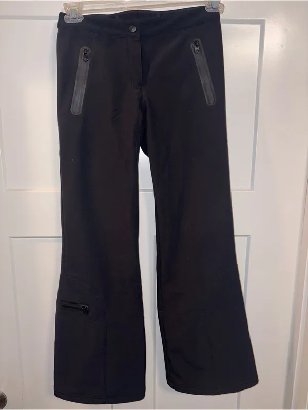 afrc Boulder Gear ladies technical softshell black snow ski pants Sz 2 - Image 2