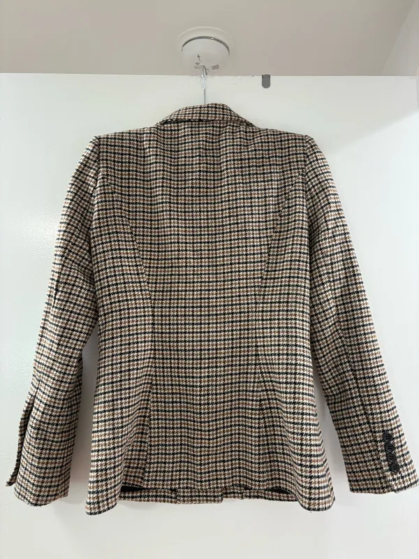Amanda Uprichard Houndstooth Blazer - Image 2