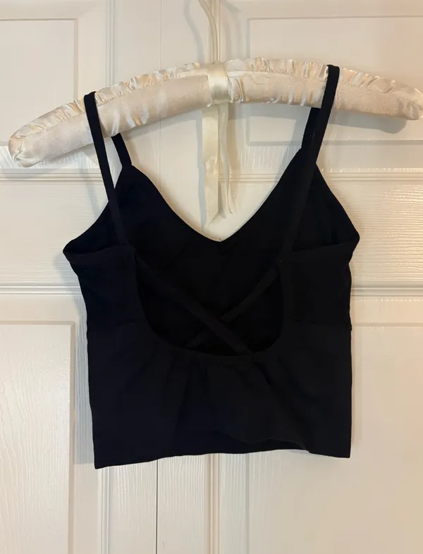 black cross back tank top Size XS - Image 2