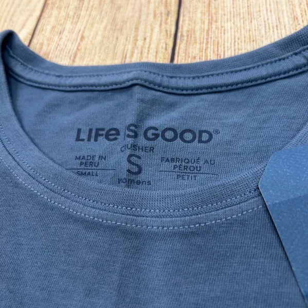 Life is Good Womens Crusher Tee Blue Every Bloody Needs Somebody‎ Graphic S NEW - Image 3