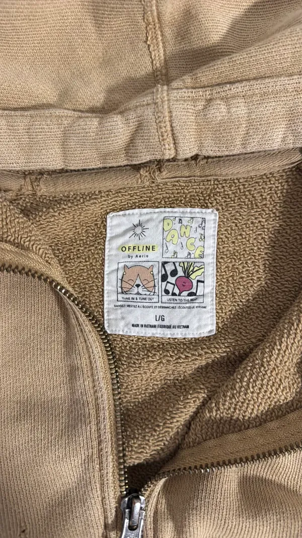 Aerie Offline Zip up hoodie - Image 3