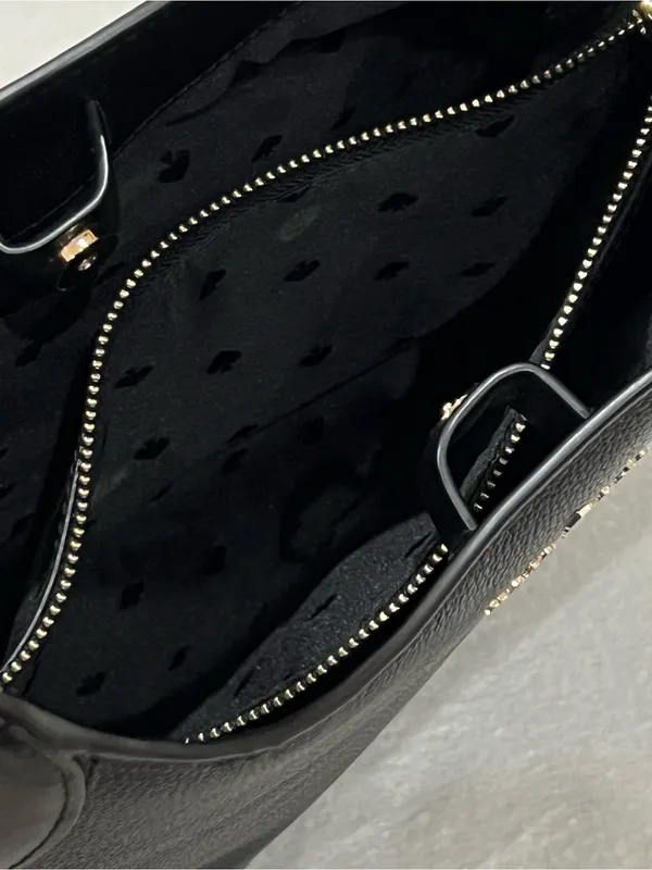 Kate Spade New York Black Pebble Leather Aster Shoulder Bag - Image 11