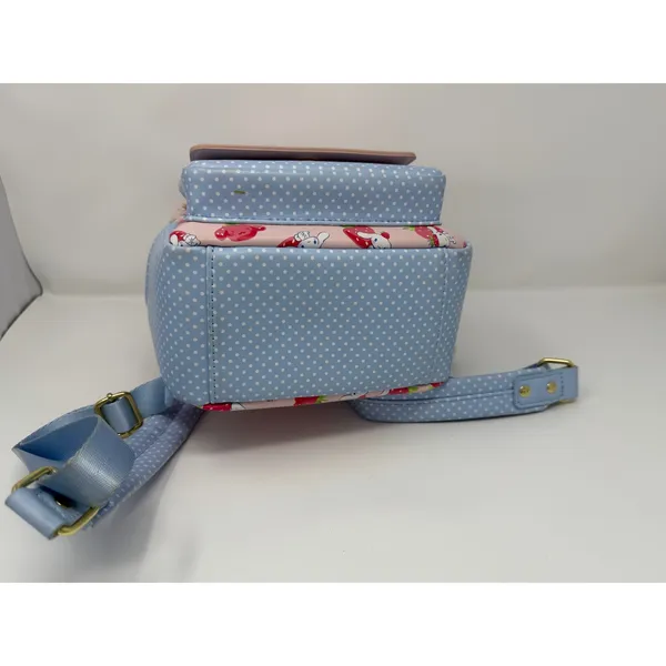 Loungefly Cinnamoroll Strawberry‎ Allover Print Mini Backpack Excellent Blue Dot - Image 6