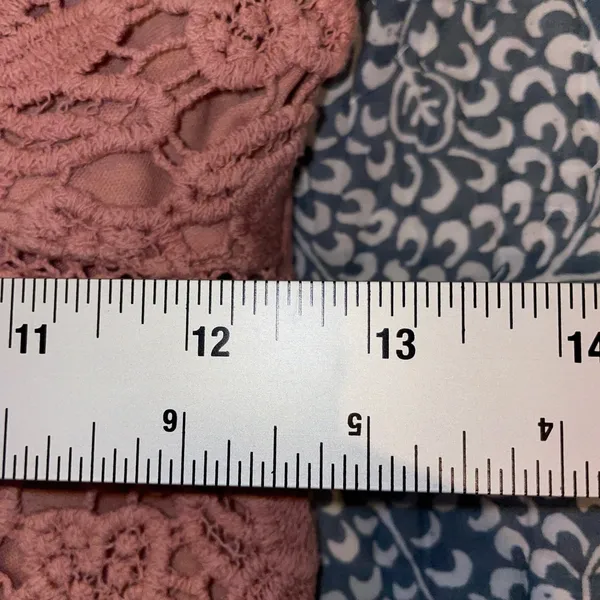 Pink Y2K Lace Camisole Floral M Boho Romantic Cottagecore Balletcore Whimsigoth - Image 5