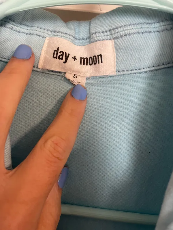Blue Denim Romper - Image 5