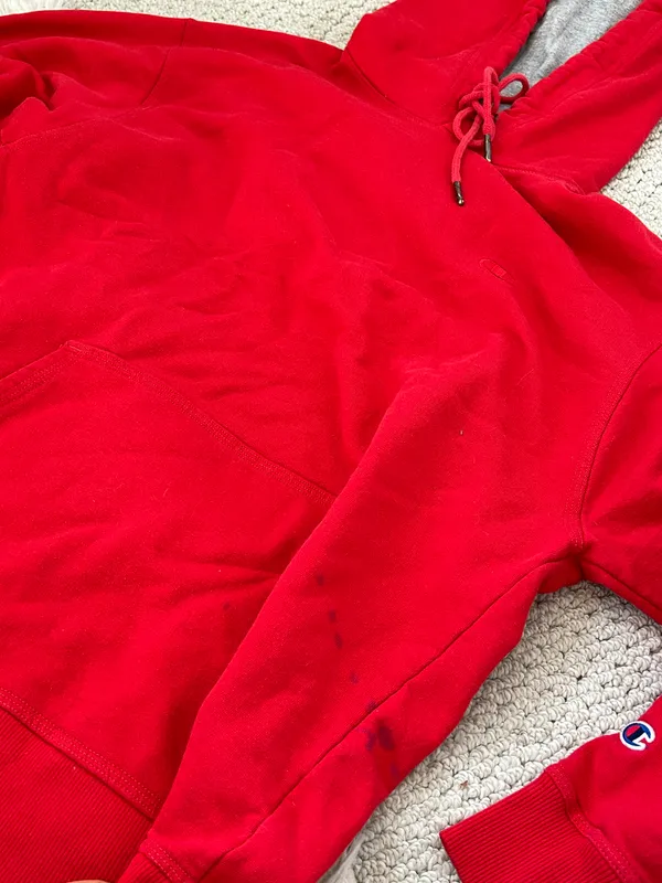 Champion Red  Hoodie - Image 5