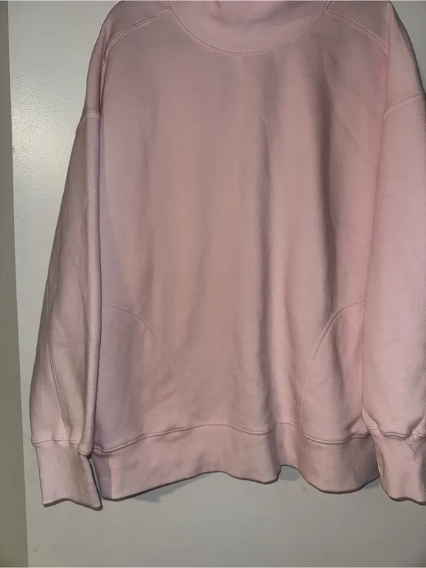 OFFLINE by Aerie Cloud Fleece Oversized Mockneck Sweatshirt - Light Pink - Image 5