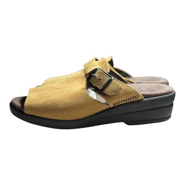 Mephisto Clogs Shoes Women Size 36 US 6 Suede Open Toe Comfortable Buckle - Image 12