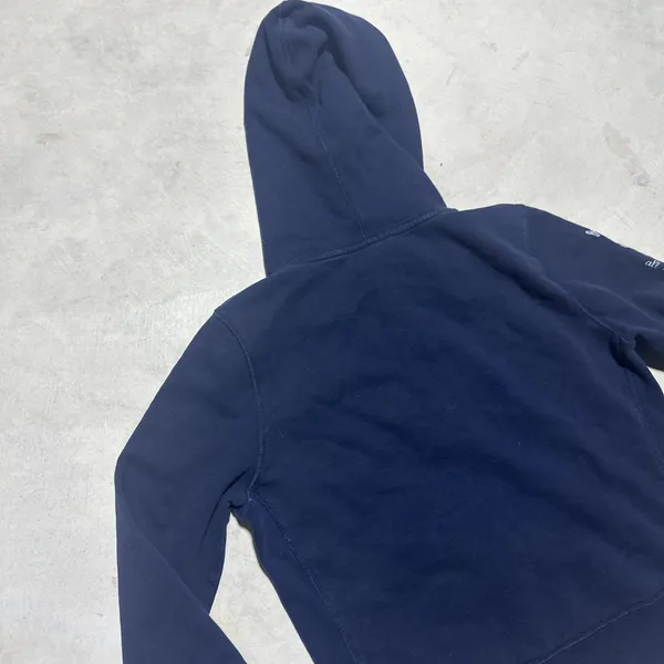 Vintage Polo Jeans Company Ralph Lauren Women's Zip Hoodie Sweatshirt Blue SZ L - Image 8