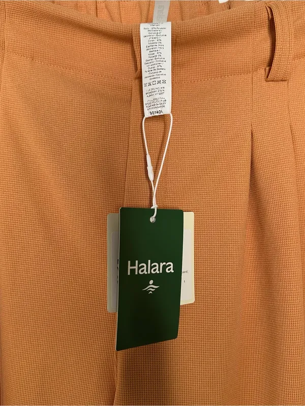 HALARA NWT Flex™ High Waisted Pocket Wide Leg Waffle Work Pants Size Large - Image 8