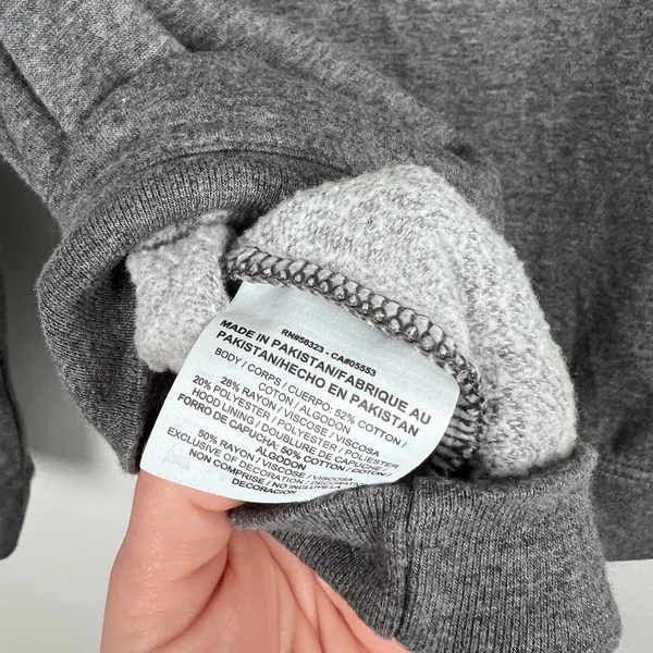 Nike Women's Funnel Neck Sweatshirt Gray Sz 1X - Image 6