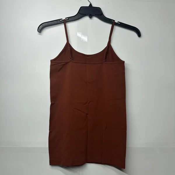 VERSONA Women's Dark Burgundy Cami Top Size Medium Spaghetti Strap Tank - Image 3