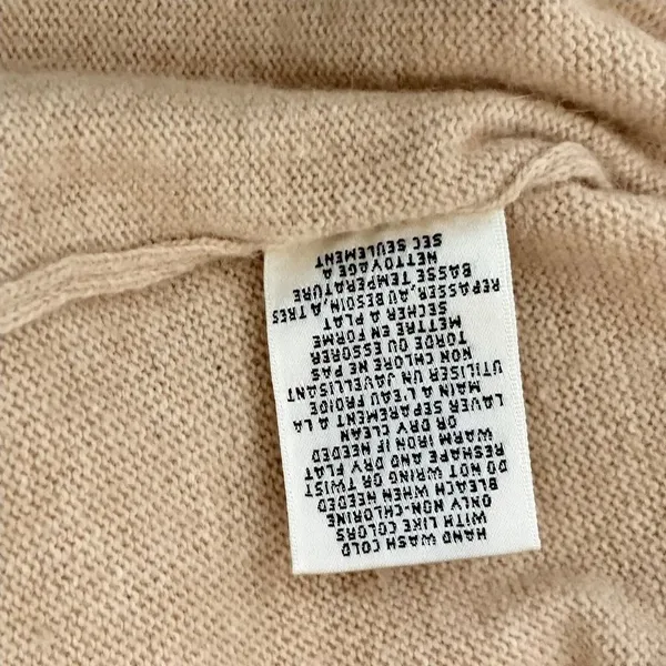 Anthropologie CHARLIE & ROBIN Cashmere Wool Cropped Cardigan Sweater Small - Image 11