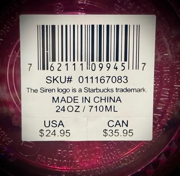 Iridescent-Pink Starbucks Tumbler. New - Image 6