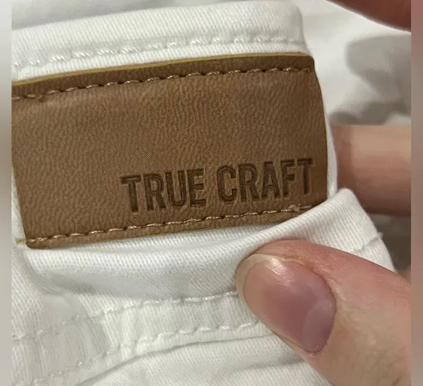 True Craft Women’s White High Rise Flare Jeans - Image 3