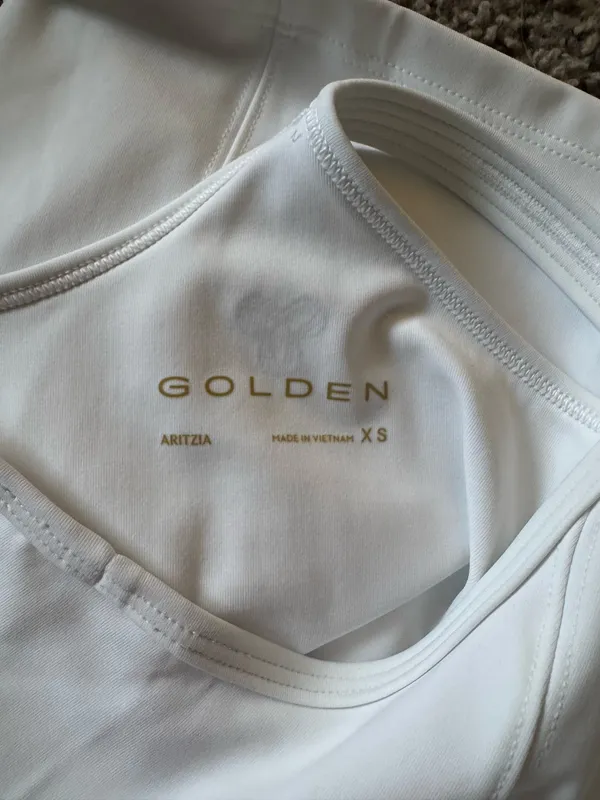 Aritzia Dress Mini White Active - Image 4