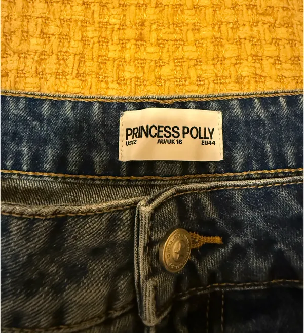 Princess Polly Mid Wash Gazelle Denim Skort - Image 9