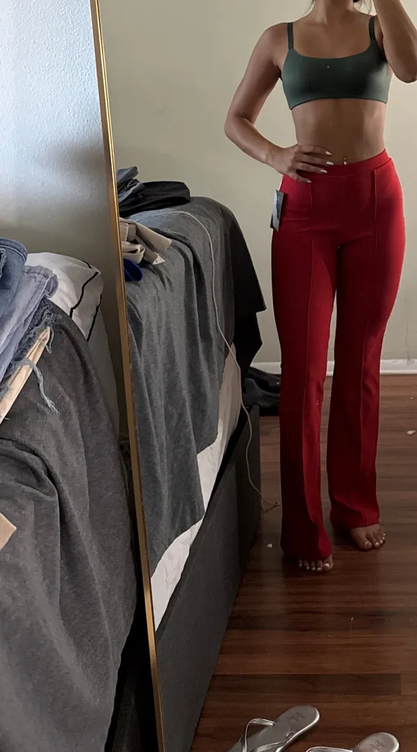 Red dress pants - Image 2