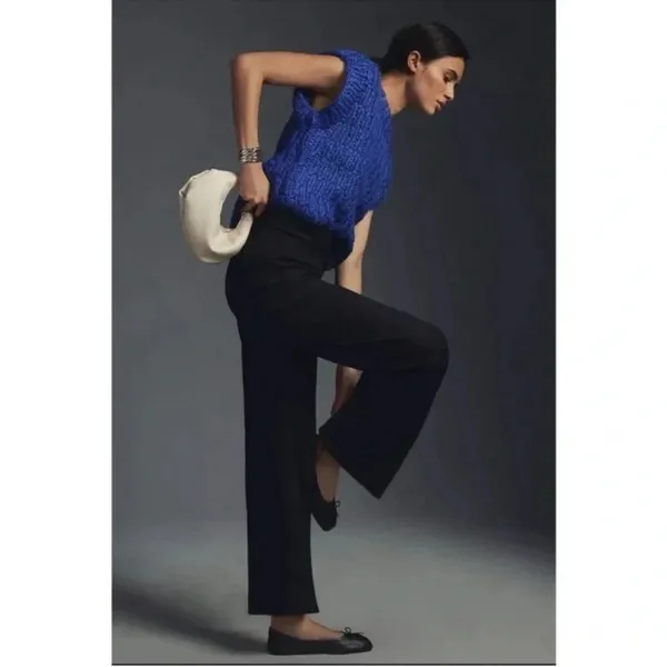 Anthropologie Maeve Colette black stretch pants sz 30 - Image 2