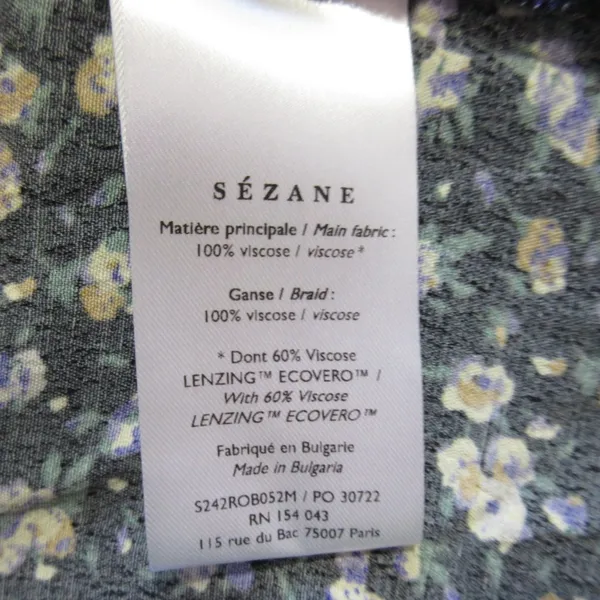 NWT Sezane Themis Midi in Liberta Floral Lightweight Side Slit Dress 42 / US 10 - Image 6
