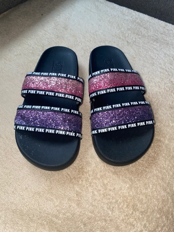 PINK Sparkly Slides - Image 2