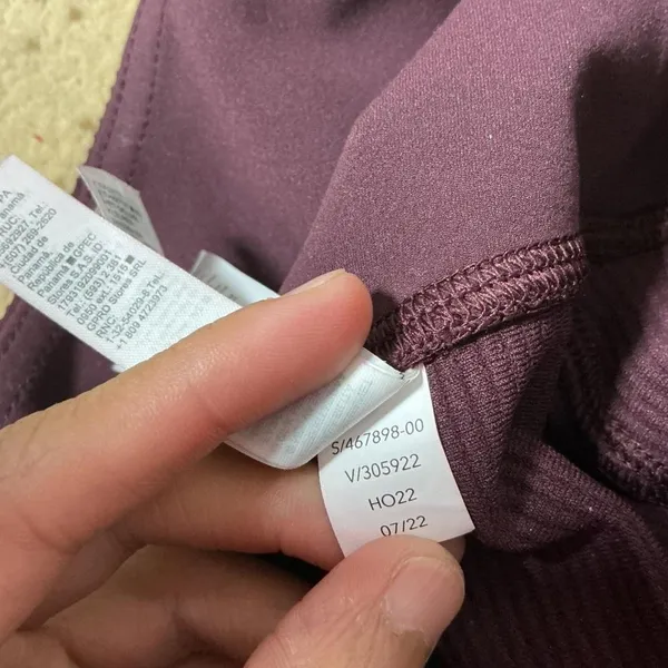 Athleta Salutation Stash Rib Flare Pants Purple High Rise Yoga‎ S/T 467898-00 - Image 7