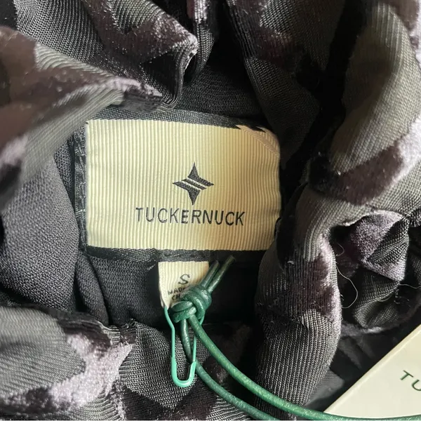 Tuckernuck Rowan Burnout Velvet Mock Neck Mini Dress Size Small New - Image 6