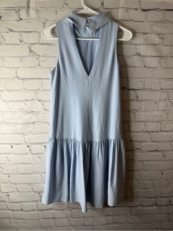 Eliza J pale blue drop waist dress size 4 - Image 4