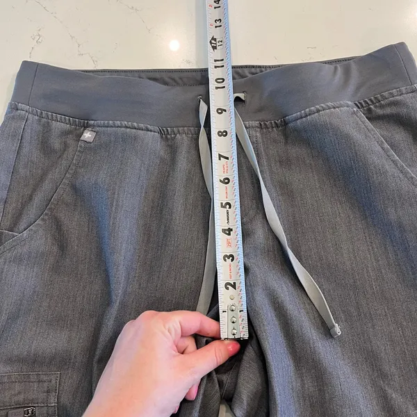 Figs Zamora Jogger Scrub‎ Pants in Graphite size Medium Petite - Image 9
