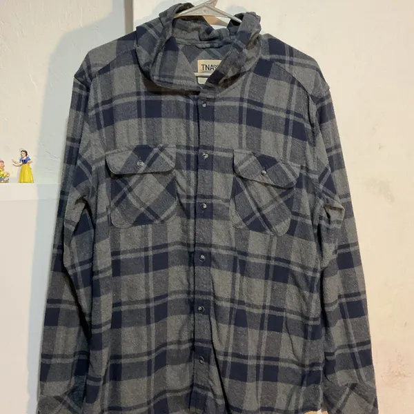 TNA ARITZIA boy friends fit buttons up shirt hooded:Box L04: - Image 2