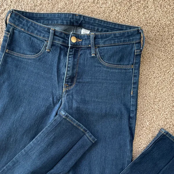 H&M Dark Blue Denim Skinny Jeans - Image 3