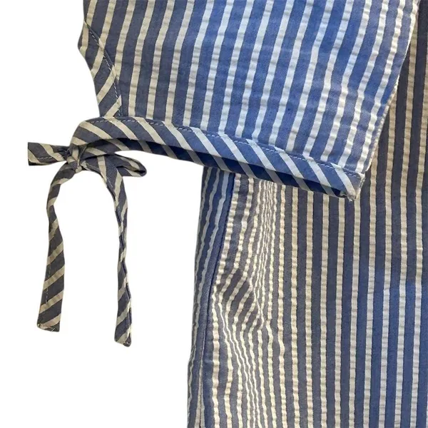 Blair Women's Striped‎ Tunic Top Blue/White V-Neck 3/4 Sleeve M - Image 5