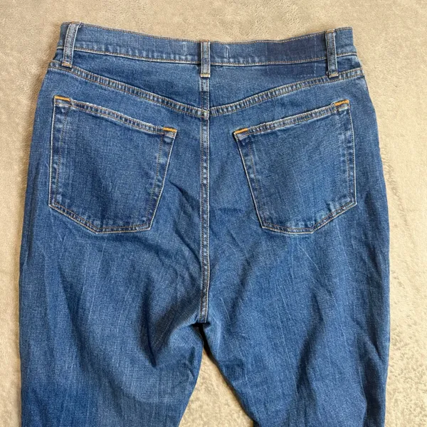 Abercrombie & Fitch Curve Love Ultra High Rise Jeans Womens 12 90s Slim Straight - Image 9